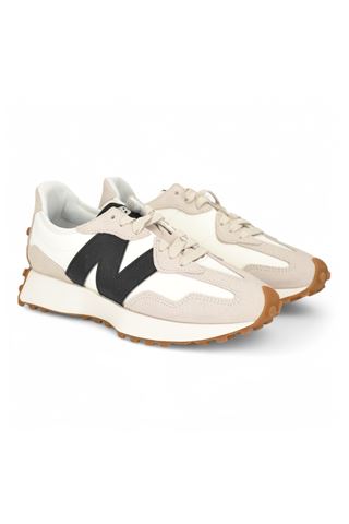 Sneaker donna in pelle colore bianco. NEW BALANCE | WS327-GD
